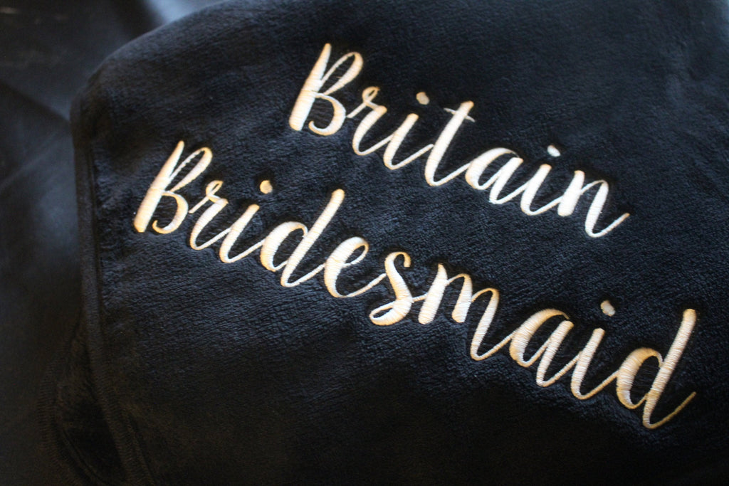 Personalized Embroidered Fleece Blanket (50x60) | Custom Team Logo