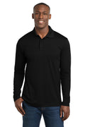 Sport-Tek  ®  PosiCharge  ®  RacerMesh  ®  Long Sleeve Polo. ST640LS