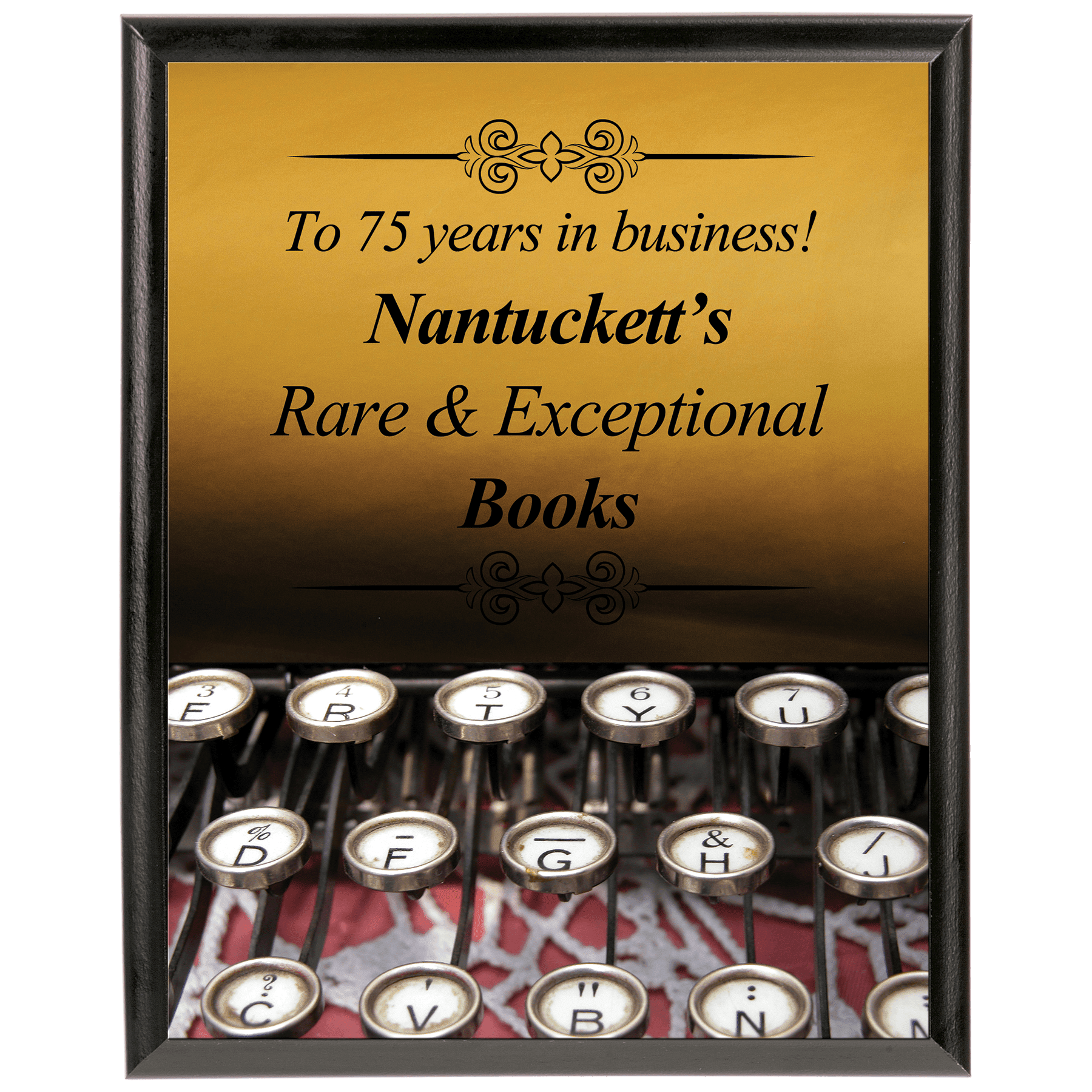 Sublimatable Plaque with Cherry Edge