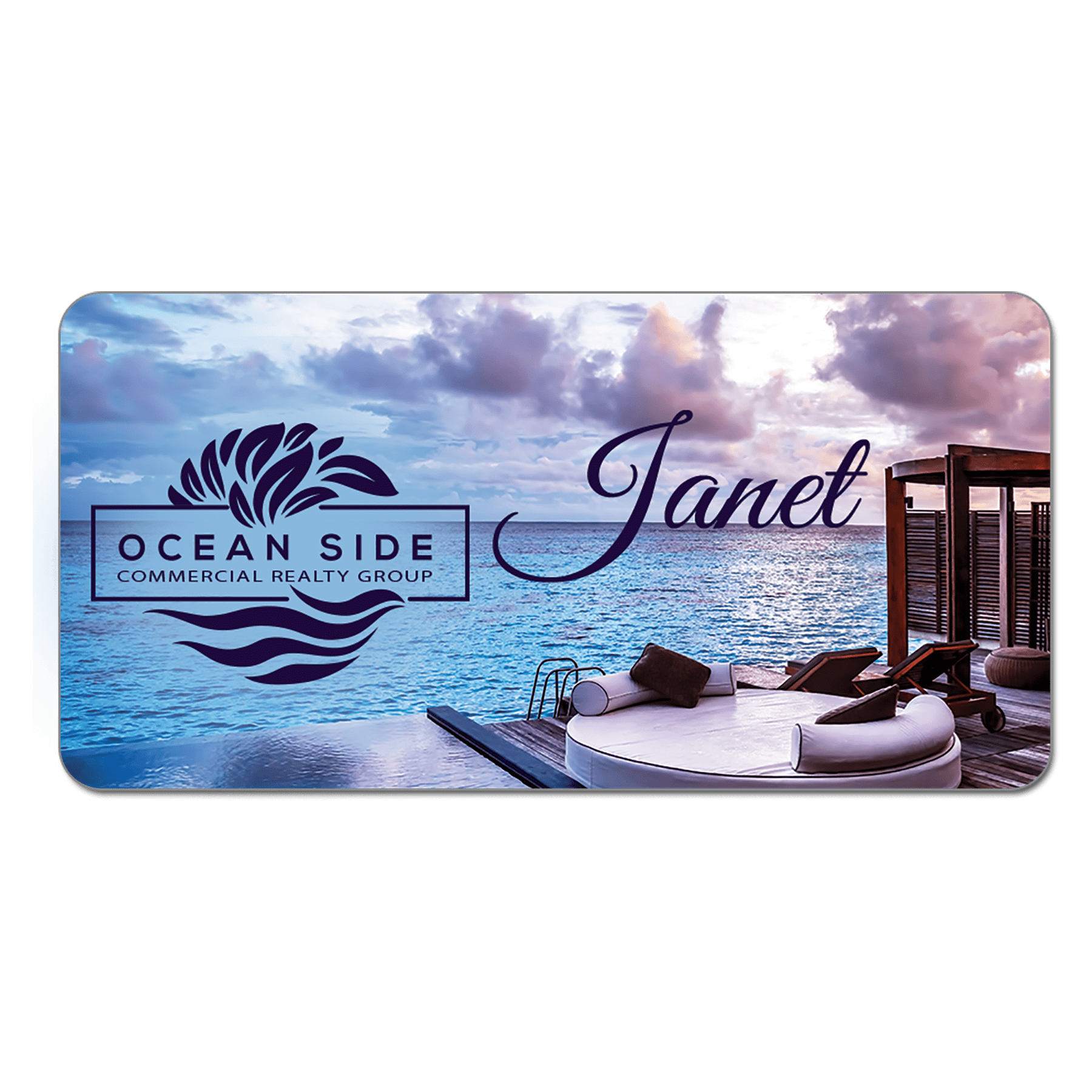 Sublimatable Plaque with Cherry Edge