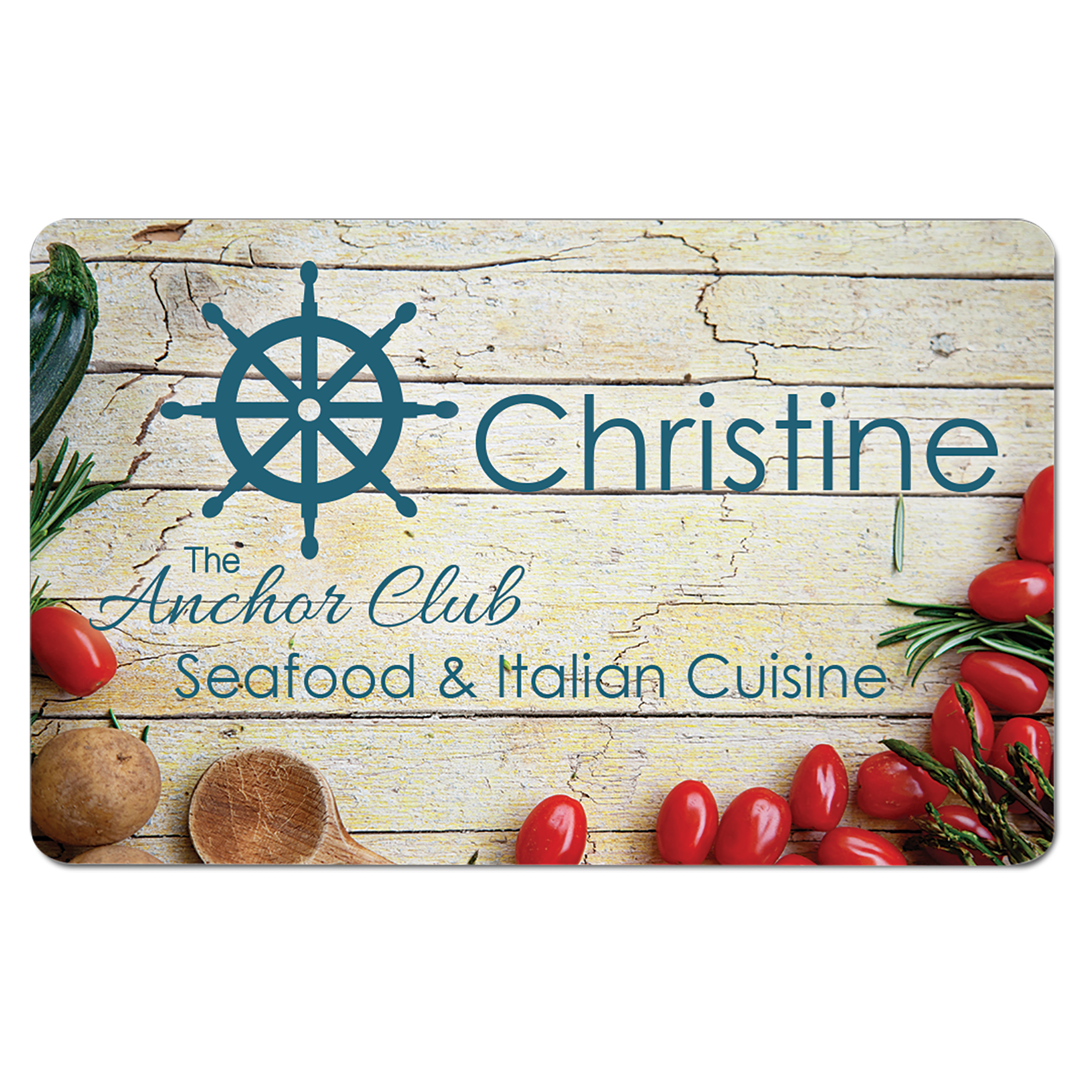 Sublimatable Plaque with Cherry Edge