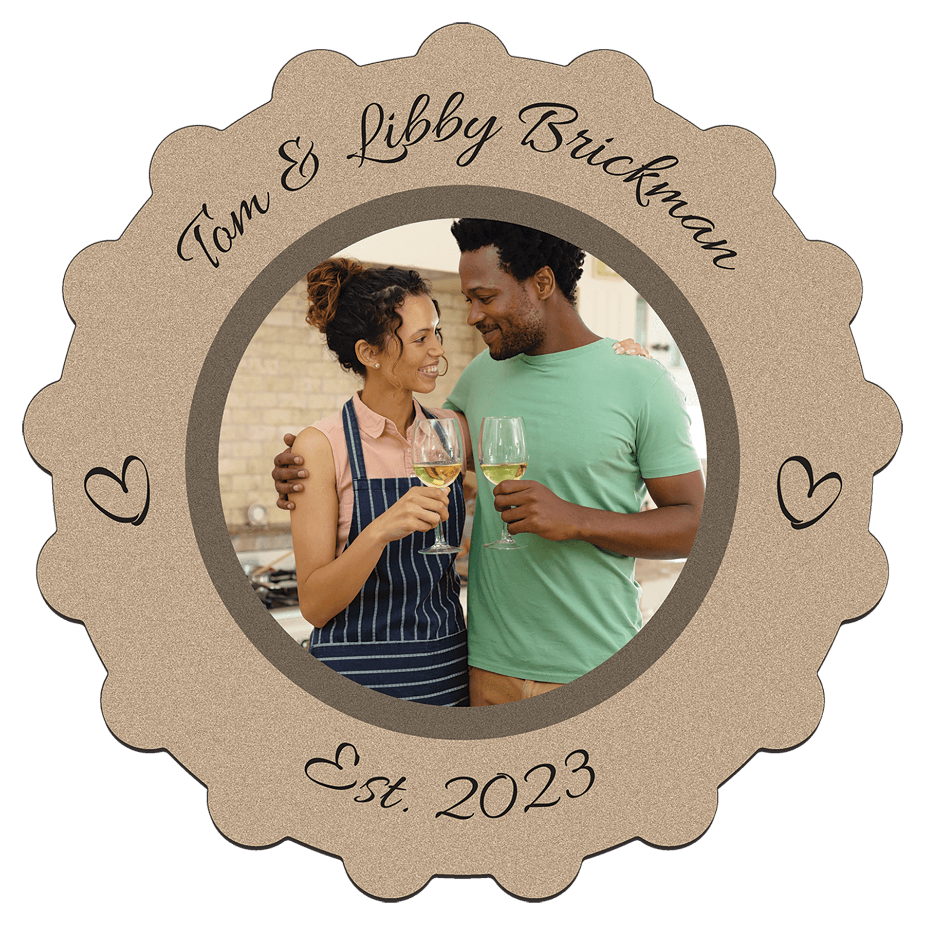 Sublimatable Plaque with Cherry Edge