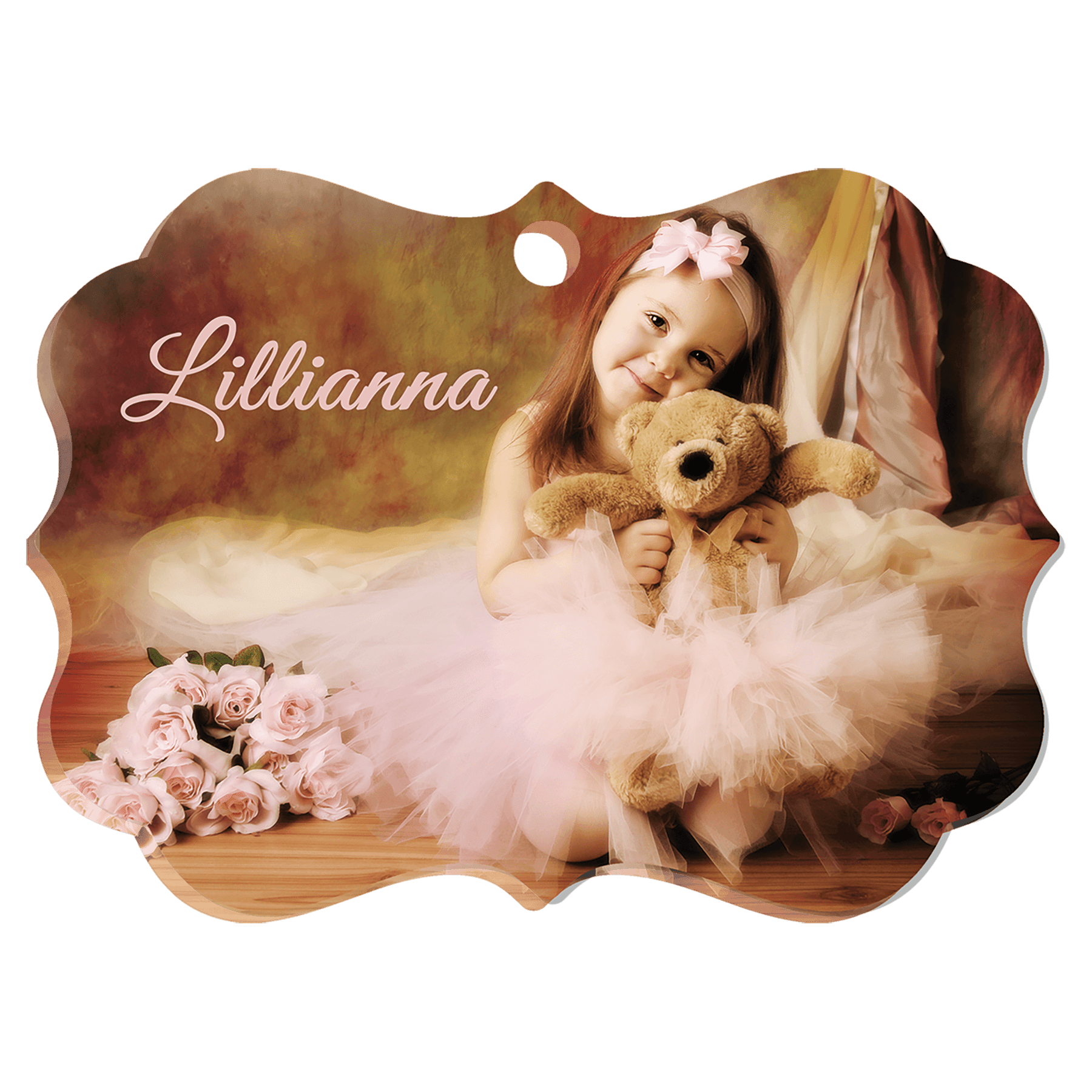 Sublimatable Plaque with Cherry Edge