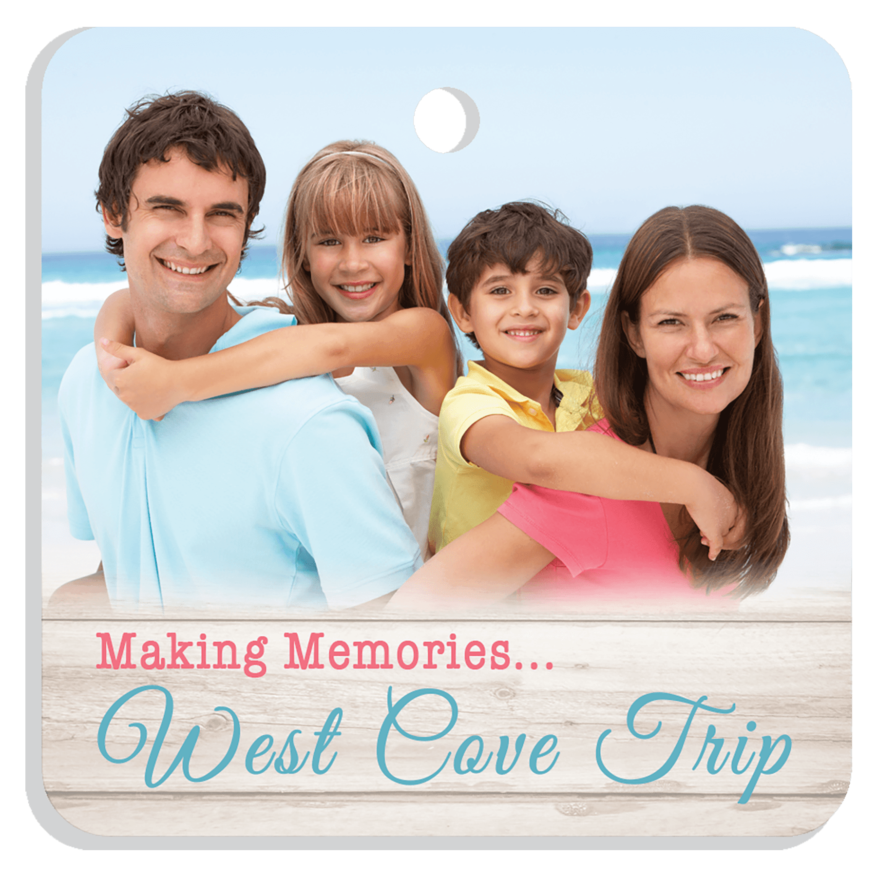 Sublimatable Plaque with Cherry Edge