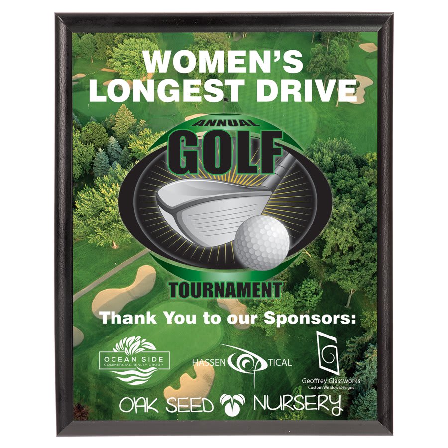 Sublimatable Plaque with Cherry Edge