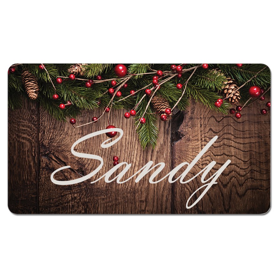 Sublimatable Plaque with Cherry Edge