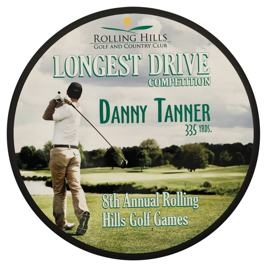 Sublimatable Plaque with Cherry Edge