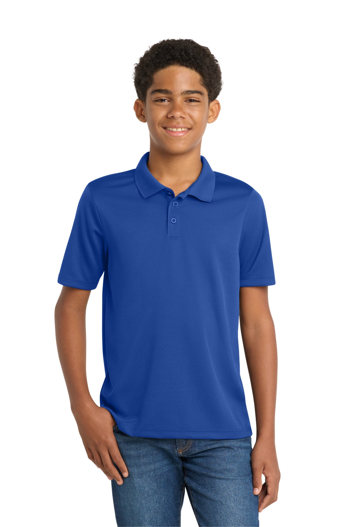 Sport-Tek ®  Youth PosiCharge ®  RacerMesh ®  Polo. YST640
