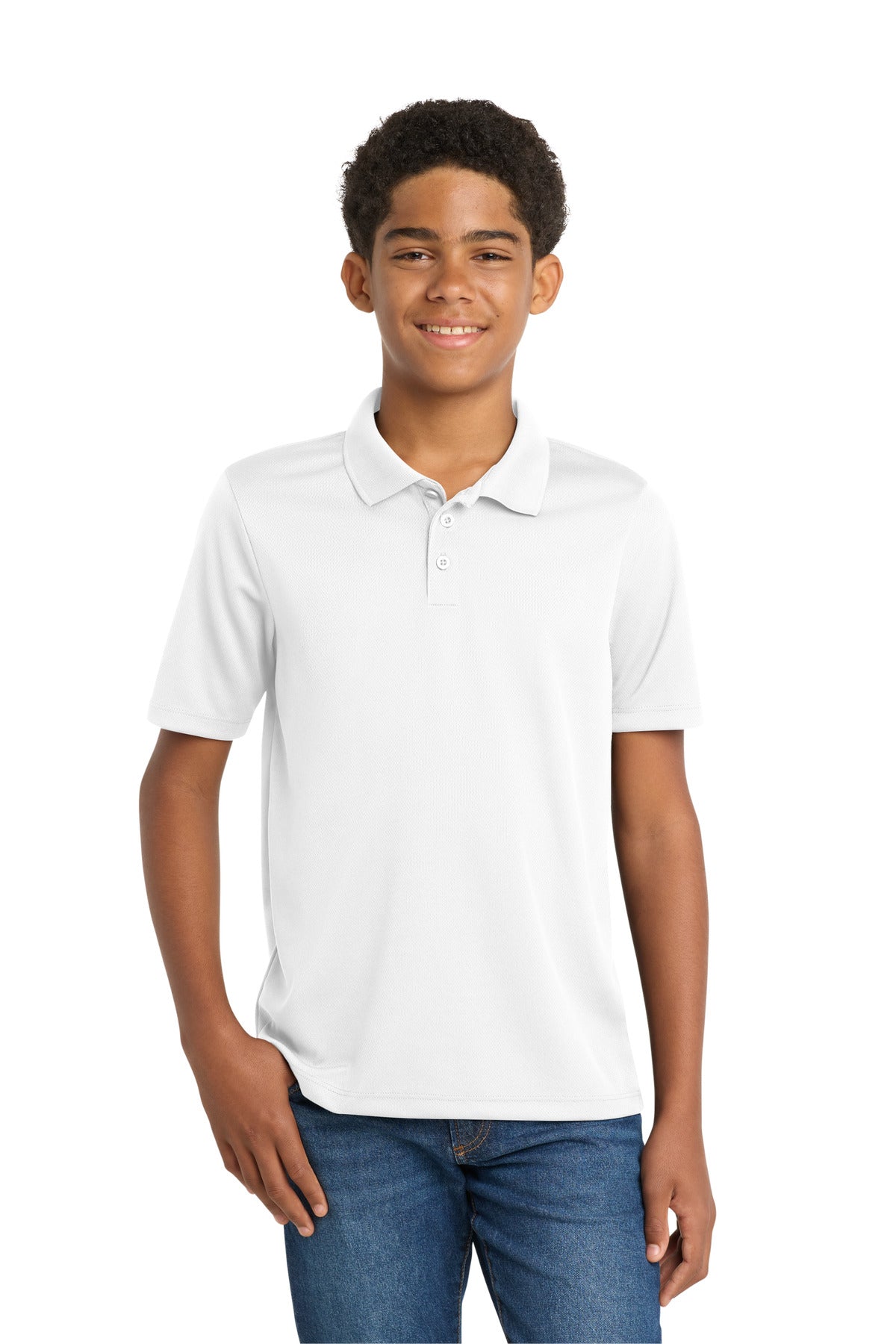 Sport-Tek ®  Youth PosiCharge ®  RacerMesh ®  Polo. YST640